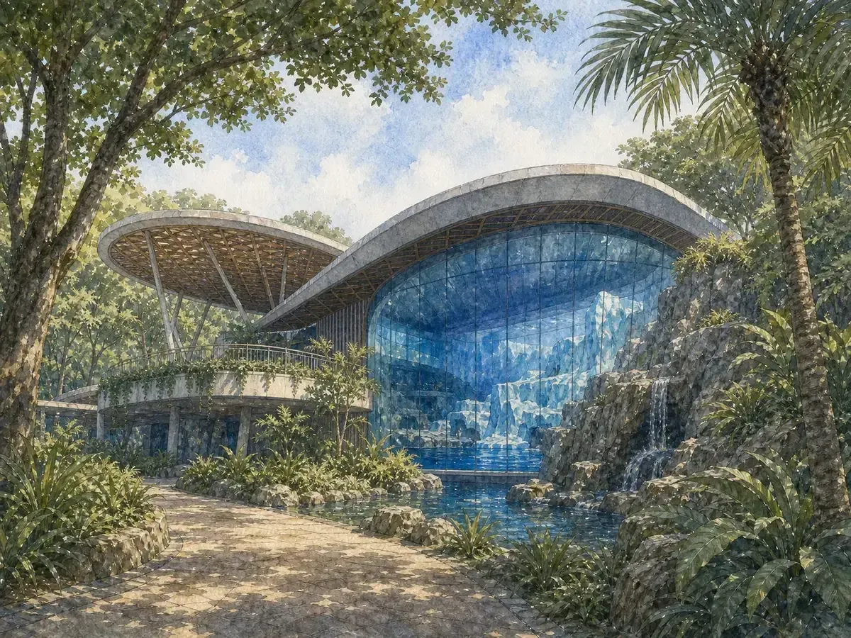 新加坡 Bird Paradise Penguin Cove：8°C 冷鹽水、國王與跳岩企鵝，新加坡Singapore，可見 4 種企鵝