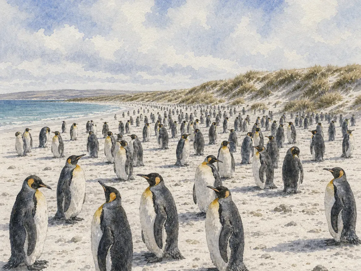 福克蘭 Volunteer Point 企鵝觀察：國王、巴布亞與麥哲倫企鵝，福克蘭群島East Falkland，可見 3 種企鵝
