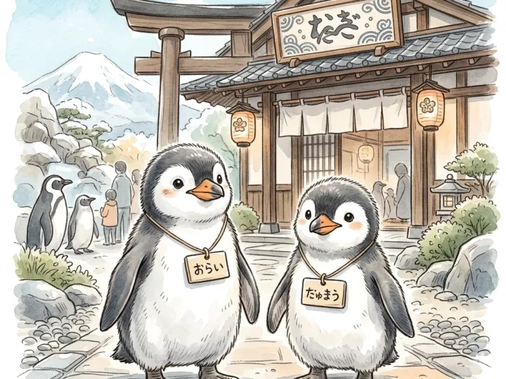 京都水族館2026非洲企鵝寶寶かがみ與みその命名亮相