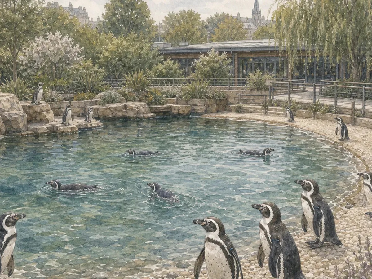 London Zoo Penguin Beach 指南：漢波德企鵝與 Lubetkin 企鵝池歷史，英國London，可見 1 種企鵝