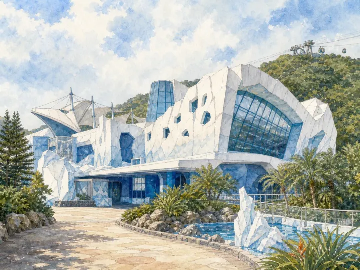 香港海洋公園 South Pole Spectacular 企鵝：三種冷水物種與 8-10°C 展區，香港Hong Kong，可見 3 種企鵝