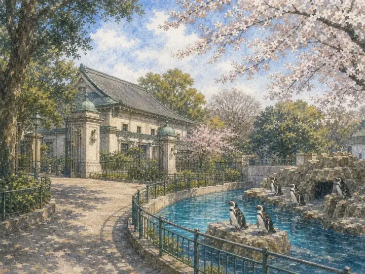 上野動物園企鵝：1882 老牌動物園裡的非洲企鵝與東京半日路線，日本Tokyo，可見 1 種企鵝