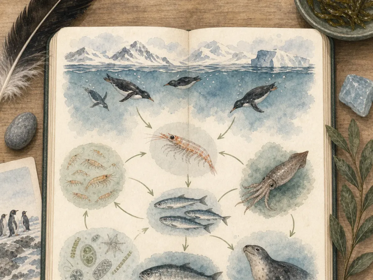 企鵝吃什麼？魚、磷蝦、魷魚和季節差異（冷知識）